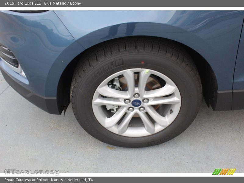 Blue Metallic / Ebony 2019 Ford Edge SEL