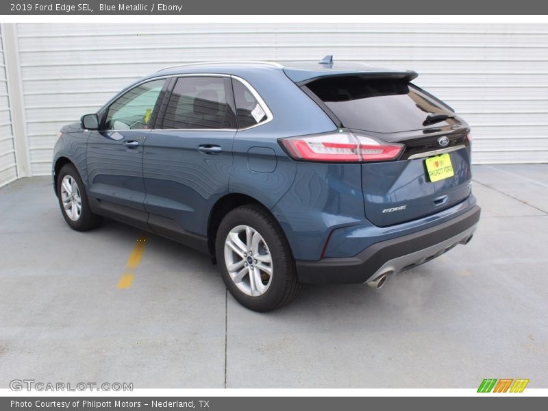 Blue Metallic / Ebony 2019 Ford Edge SEL