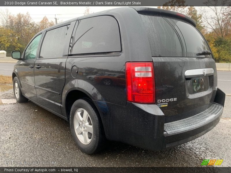 Blackberry Metallic / Dark Slate Gray/Light Shale 2010 Dodge Grand Caravan SE