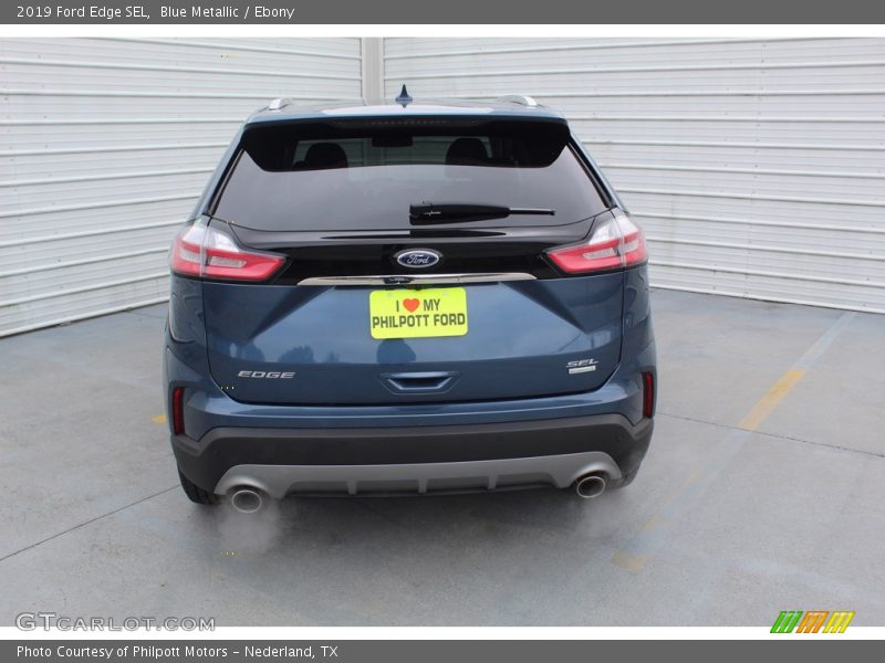 Blue Metallic / Ebony 2019 Ford Edge SEL