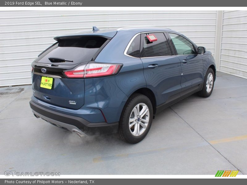 Blue Metallic / Ebony 2019 Ford Edge SEL