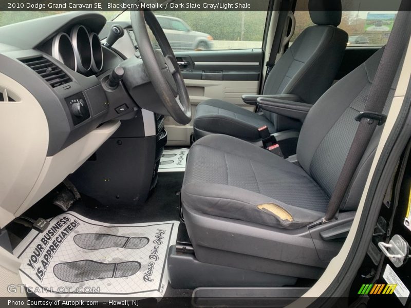 Blackberry Metallic / Dark Slate Gray/Light Shale 2010 Dodge Grand Caravan SE