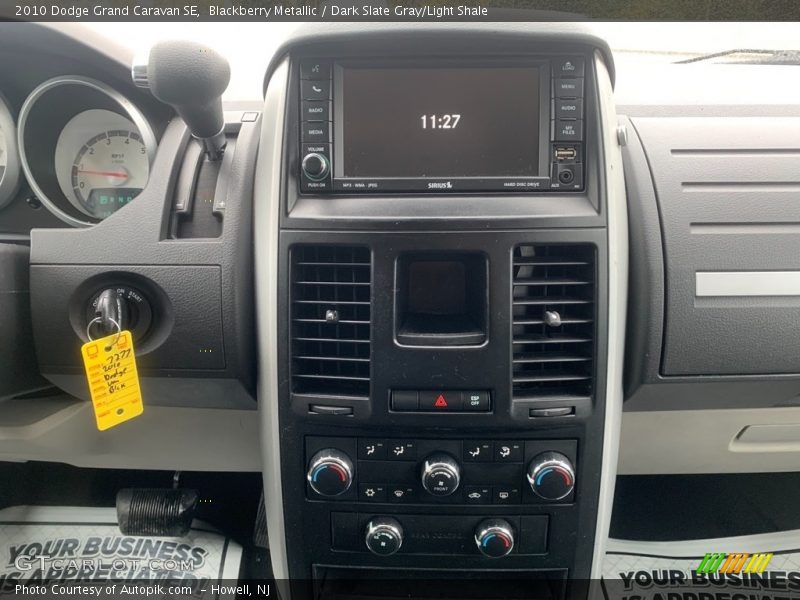 Blackberry Metallic / Dark Slate Gray/Light Shale 2010 Dodge Grand Caravan SE