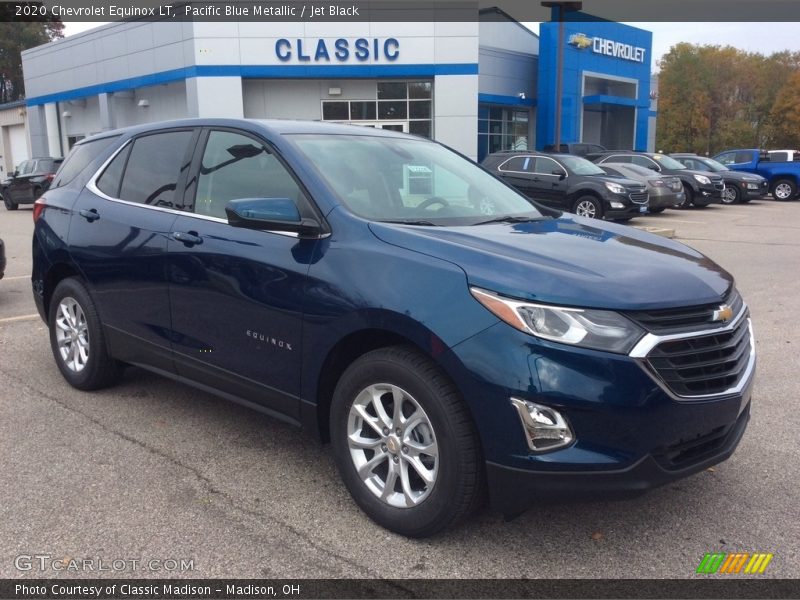 Pacific Blue Metallic / Jet Black 2020 Chevrolet Equinox LT