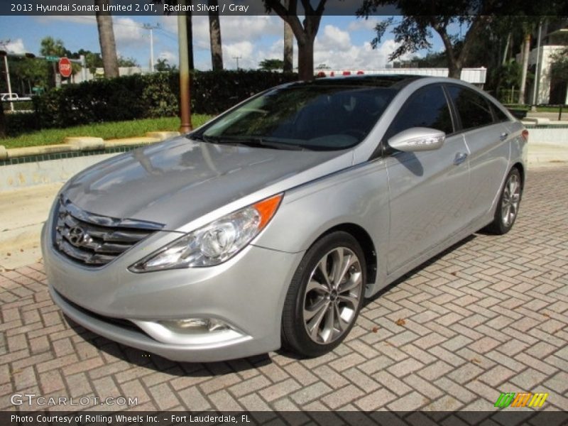 Radiant Silver / Gray 2013 Hyundai Sonata Limited 2.0T