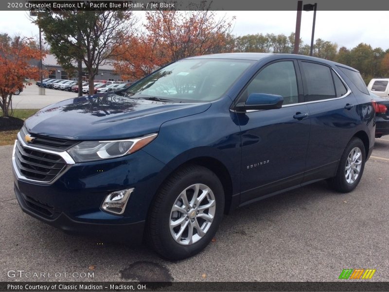 Pacific Blue Metallic / Jet Black 2020 Chevrolet Equinox LT