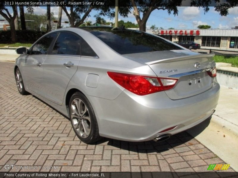 Radiant Silver / Gray 2013 Hyundai Sonata Limited 2.0T