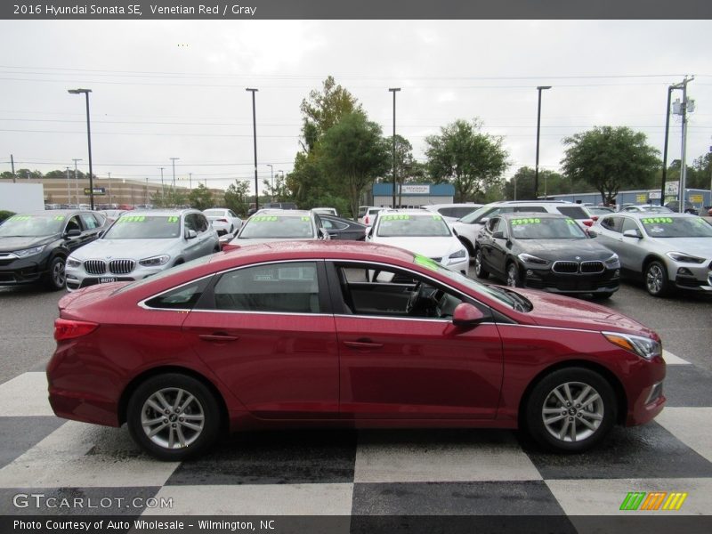 Venetian Red / Gray 2016 Hyundai Sonata SE