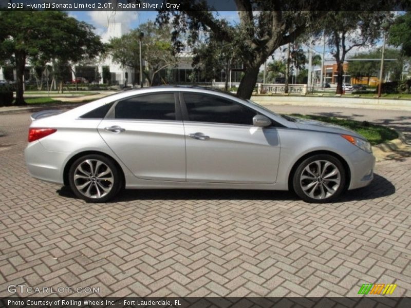 Radiant Silver / Gray 2013 Hyundai Sonata Limited 2.0T
