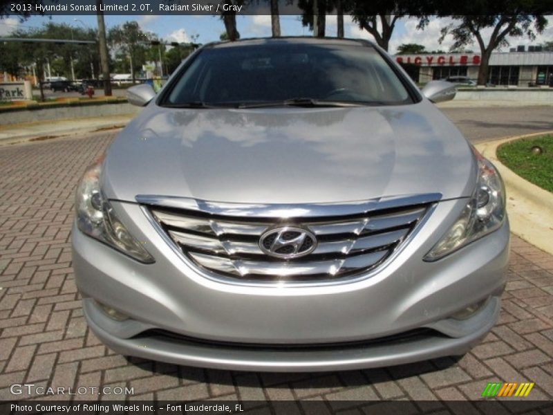 Radiant Silver / Gray 2013 Hyundai Sonata Limited 2.0T