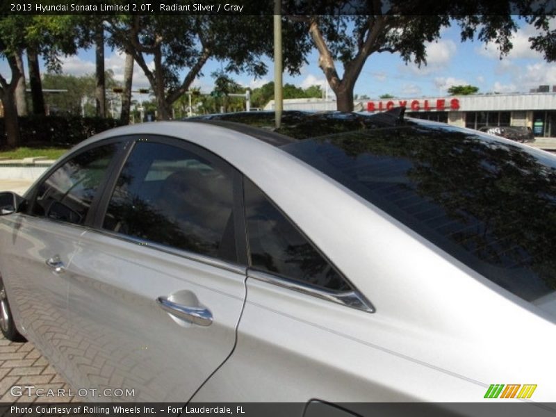 Radiant Silver / Gray 2013 Hyundai Sonata Limited 2.0T