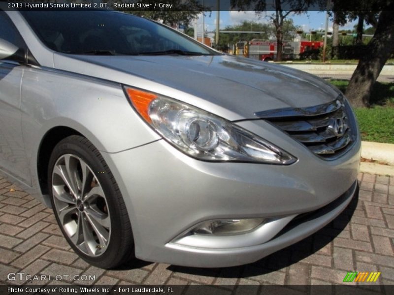 Radiant Silver / Gray 2013 Hyundai Sonata Limited 2.0T