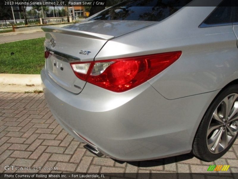 Radiant Silver / Gray 2013 Hyundai Sonata Limited 2.0T