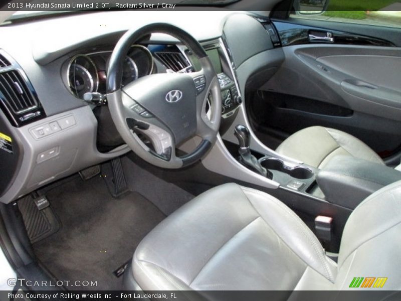 Radiant Silver / Gray 2013 Hyundai Sonata Limited 2.0T