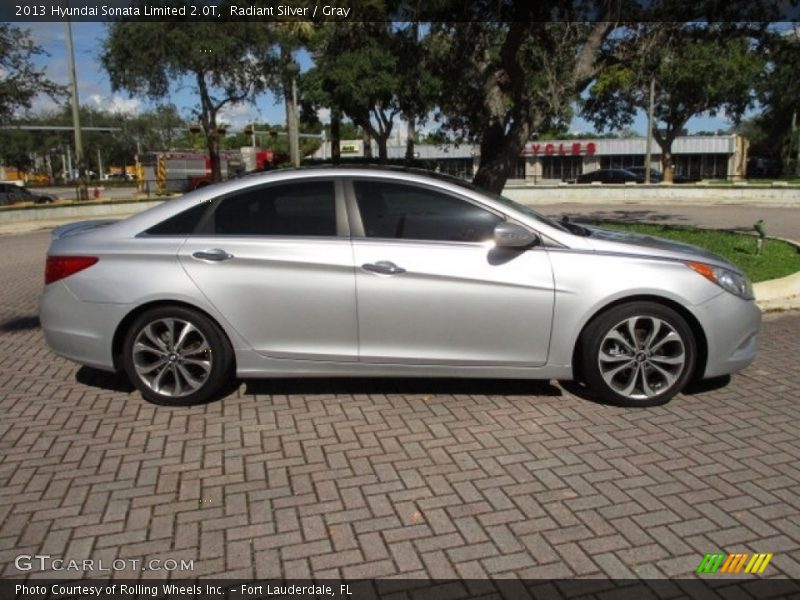 Radiant Silver / Gray 2013 Hyundai Sonata Limited 2.0T