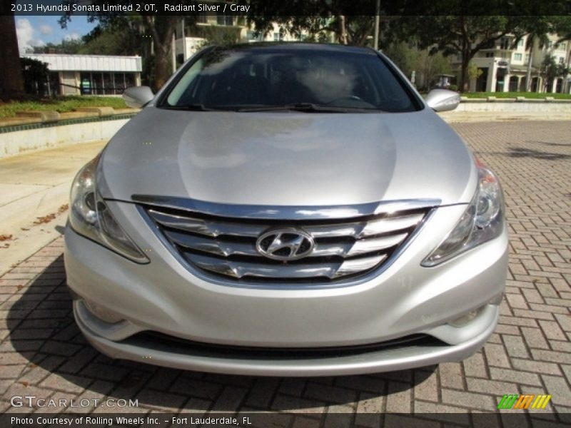 Radiant Silver / Gray 2013 Hyundai Sonata Limited 2.0T