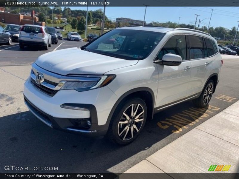 Platinum White Pearl / Black 2020 Honda Pilot Touring AWD