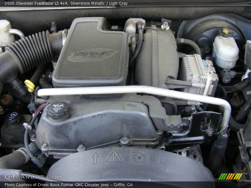 Silverstone Metallic / Light Gray 2005 Chevrolet TrailBlazer LS 4x4