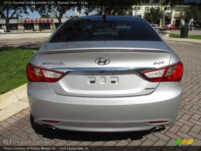 Radiant Silver / Gray 2013 Hyundai Sonata Limited 2.0T