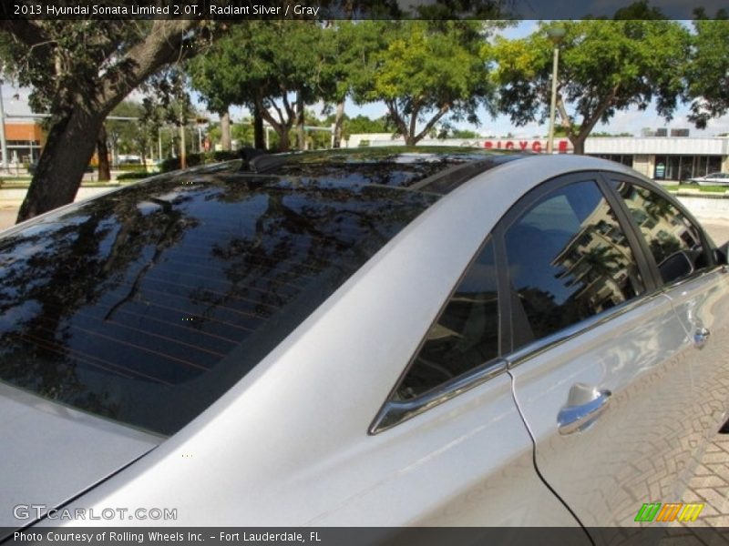 Radiant Silver / Gray 2013 Hyundai Sonata Limited 2.0T