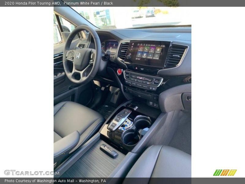 Platinum White Pearl / Black 2020 Honda Pilot Touring AWD