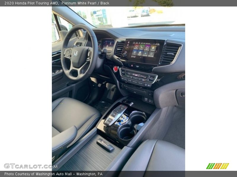 Platinum White Pearl / Black 2020 Honda Pilot Touring AWD