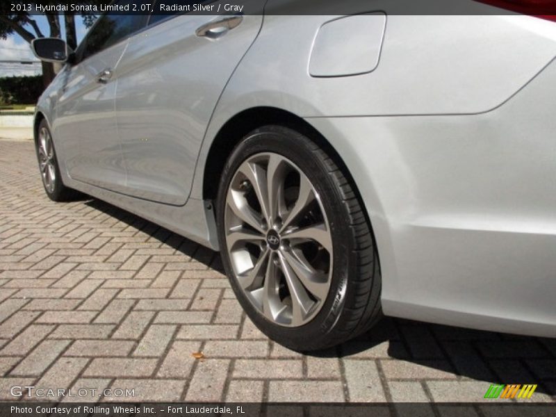 Radiant Silver / Gray 2013 Hyundai Sonata Limited 2.0T