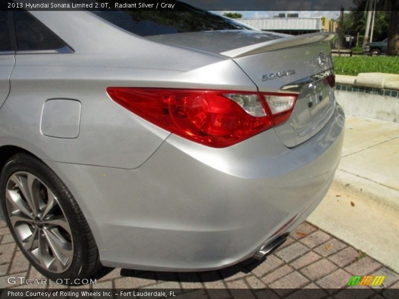 Radiant Silver / Gray 2013 Hyundai Sonata Limited 2.0T