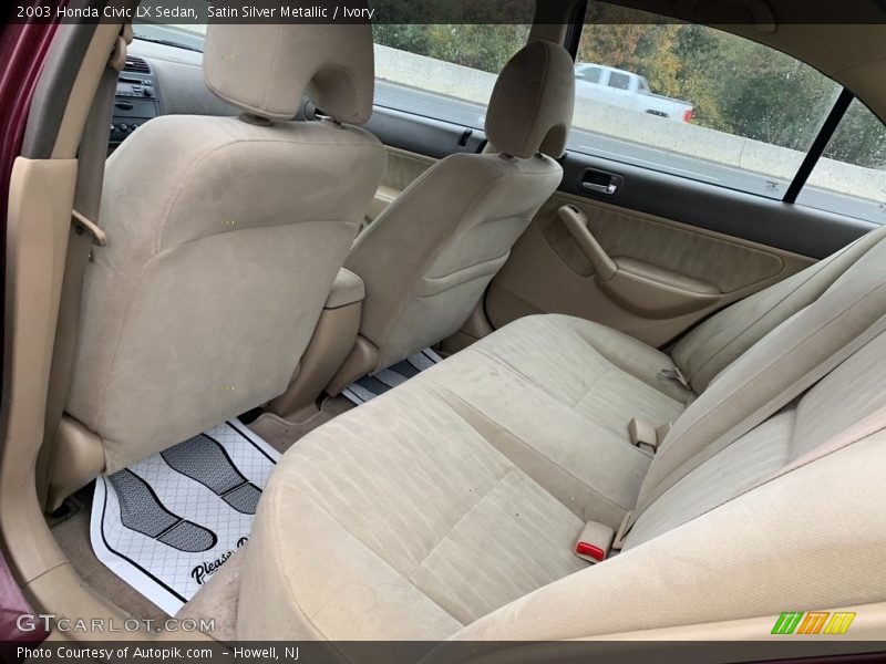 Satin Silver Metallic / Ivory 2003 Honda Civic LX Sedan