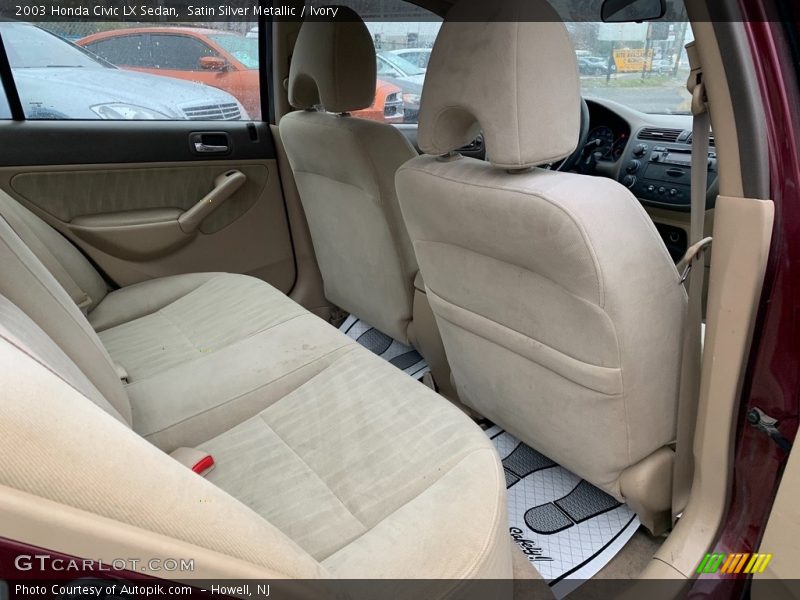 Satin Silver Metallic / Ivory 2003 Honda Civic LX Sedan