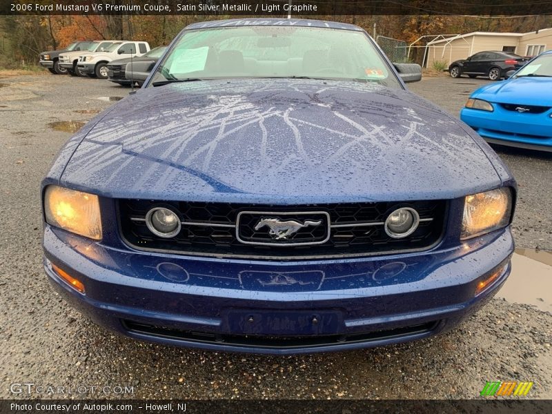 Satin Silver Metallic / Light Graphite 2006 Ford Mustang V6 Premium Coupe