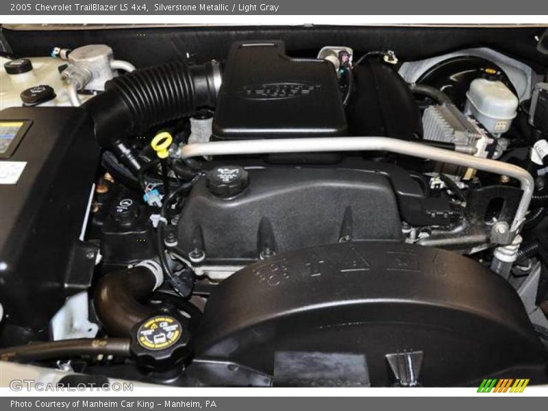 Silverstone Metallic / Light Gray 2005 Chevrolet TrailBlazer LS 4x4