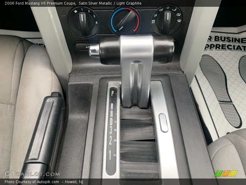 Satin Silver Metallic / Light Graphite 2006 Ford Mustang V6 Premium Coupe