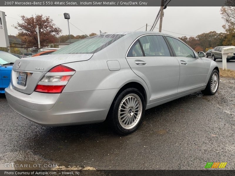 Iridium Silver Metallic / Grey/Dark Grey 2007 Mercedes-Benz S 550 4Matic Sedan