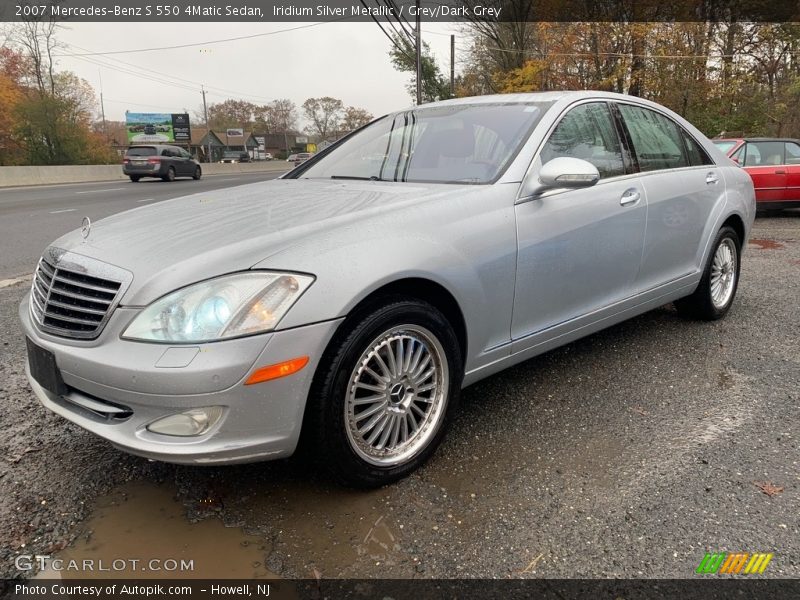 Iridium Silver Metallic / Grey/Dark Grey 2007 Mercedes-Benz S 550 4Matic Sedan