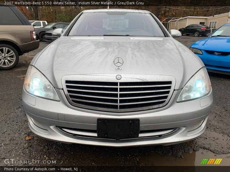 Iridium Silver Metallic / Grey/Dark Grey 2007 Mercedes-Benz S 550 4Matic Sedan