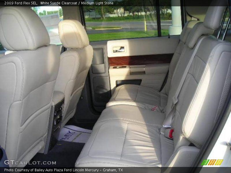 White Suede Clearcoat / Medium Light Stone 2009 Ford Flex SEL