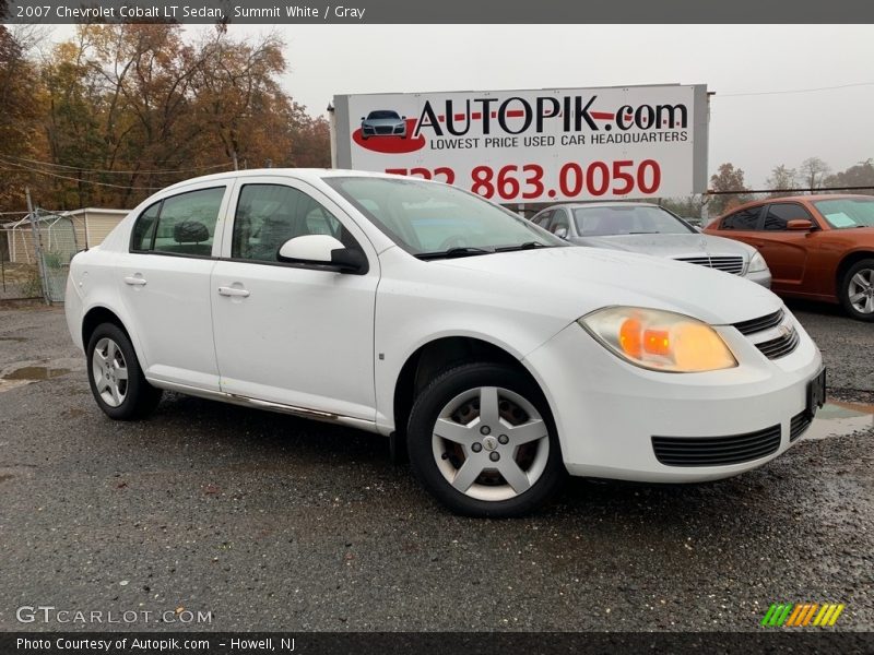 Summit White / Gray 2007 Chevrolet Cobalt LT Sedan