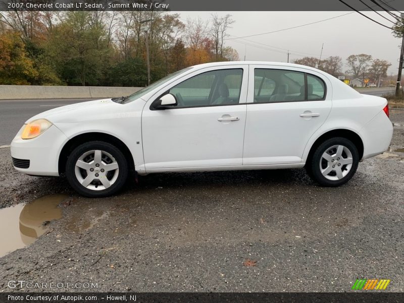 Summit White / Gray 2007 Chevrolet Cobalt LT Sedan