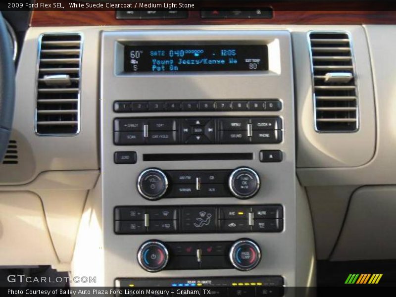 White Suede Clearcoat / Medium Light Stone 2009 Ford Flex SEL