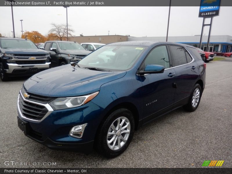 Pacific Blue Metallic / Jet Black 2020 Chevrolet Equinox LT