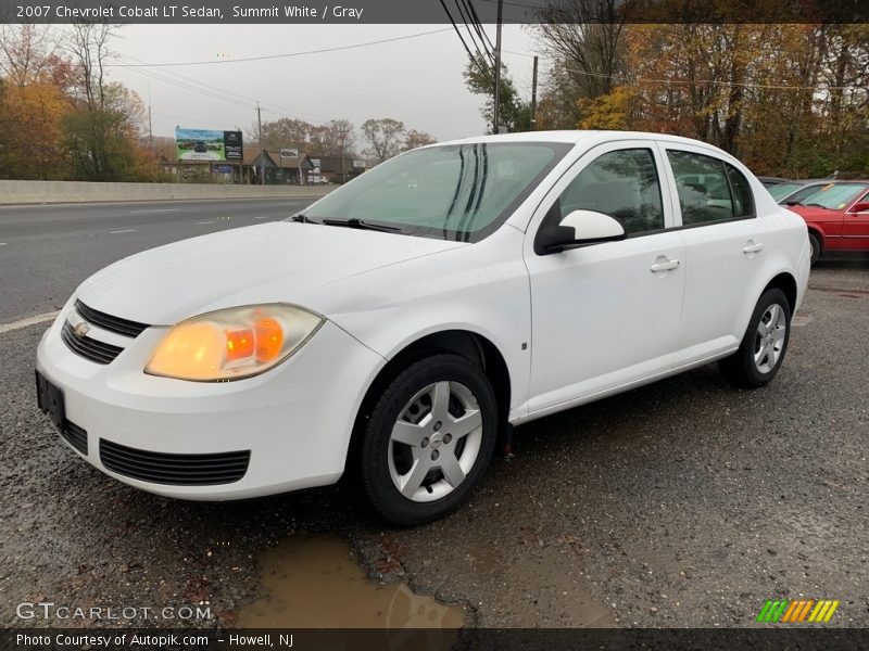 Summit White / Gray 2007 Chevrolet Cobalt LT Sedan