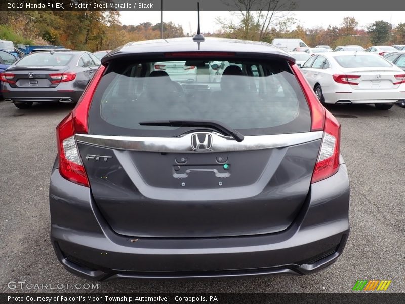 Modern Steel Metallic / Black 2019 Honda Fit EX