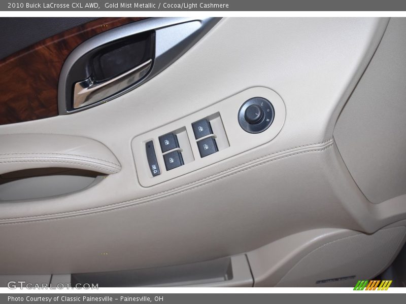 Gold Mist Metallic / Cocoa/Light Cashmere 2010 Buick LaCrosse CXL AWD