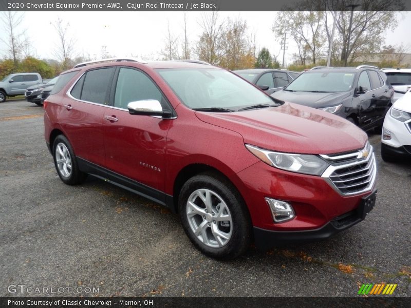 Cajun Red Tintcoat / Jet Black 2020 Chevrolet Equinox Premier AWD