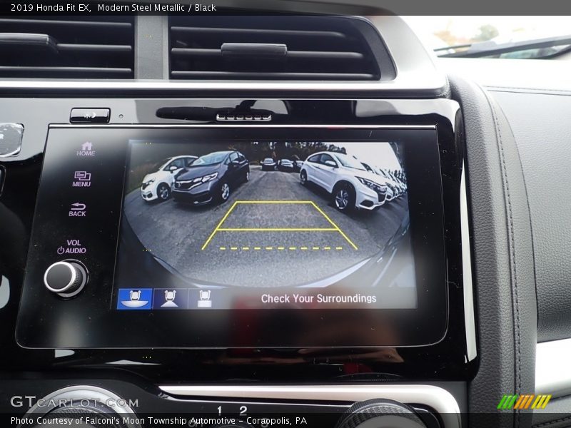 Modern Steel Metallic / Black 2019 Honda Fit EX