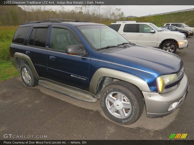 Indigo Blue Metallic / Dark Pewter 2002 Chevrolet TrailBlazer LTZ 4x4