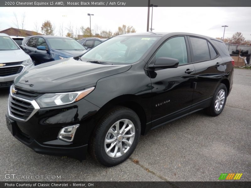 Mosaic Black Metallic / Ash Gray 2020 Chevrolet Equinox LS AWD
