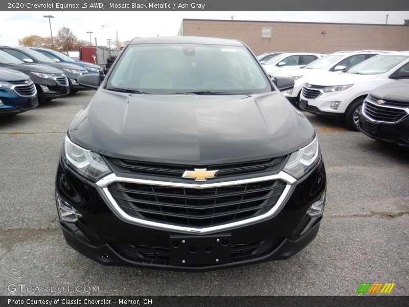 Mosaic Black Metallic / Ash Gray 2020 Chevrolet Equinox LS AWD