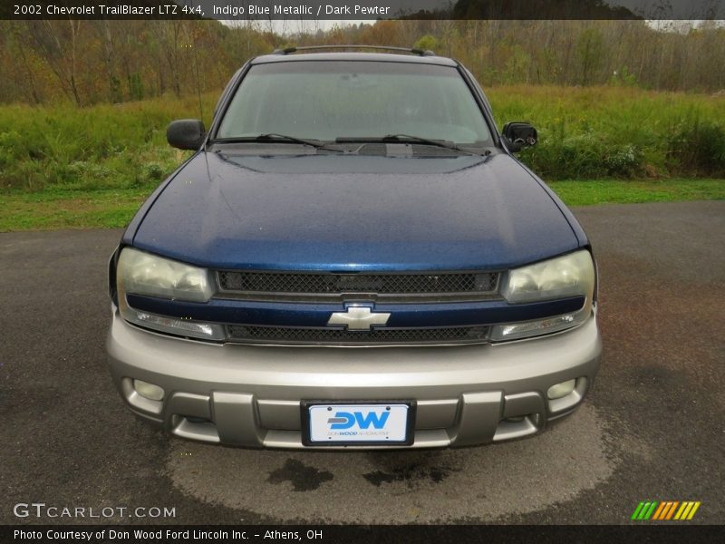 Indigo Blue Metallic / Dark Pewter 2002 Chevrolet TrailBlazer LTZ 4x4